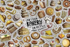 -80% Cartoon Doodle Clipart Bundle 2