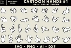 Cartoon Hands #1