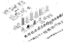 Cartoon Low Poly Night City Pack