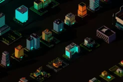 Cartoon Low Poly Night City Pack