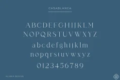 Casablanca - Sleek & Exotic Serif