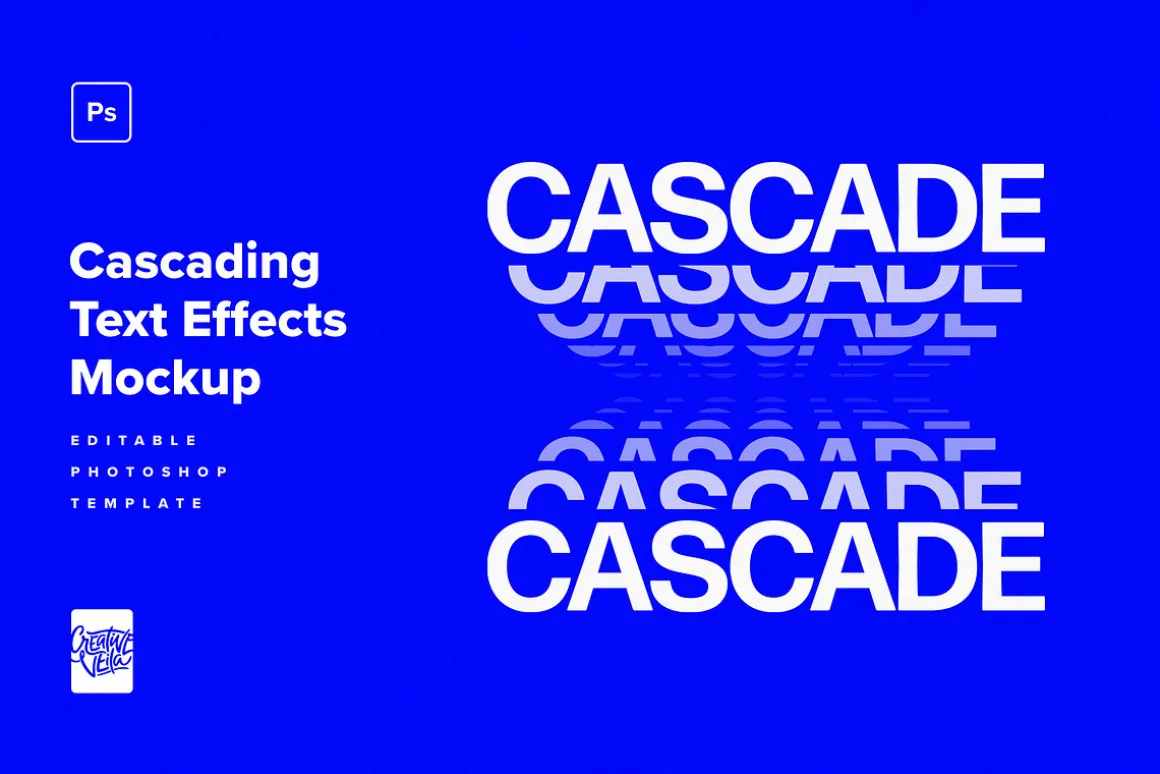 Cascading Distortion Text Effects