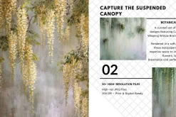 30+ Cascading Flora Mural Wallpapers