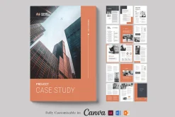 Case Study Brochure, MS Word, Canva