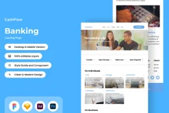 CashFlow - Banking Landing Page V2