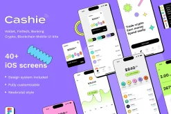 Cashie - Wallet, Fintech UI kits