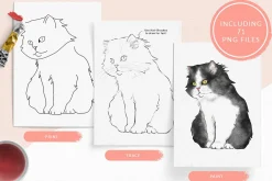 Cat Builder Brushes For Procreate