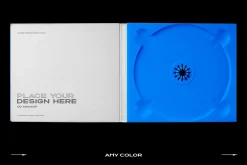 CD Case Mockup Template Bundle Disc
