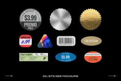 CD Case Mockup Template Bundle Disc