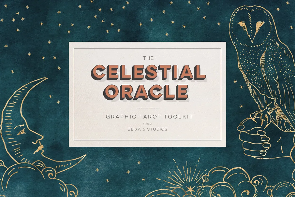 Celestial Oracle: Tarot Clipart SVGs
