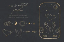 Celestial Oracle: Tarot Clipart SVGs