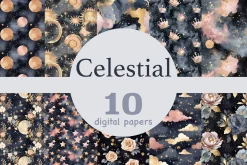 Celestial Star Digital Paper