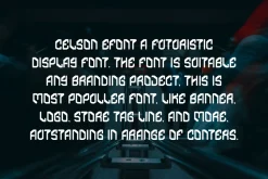 Celson Efont - Futuristic Font