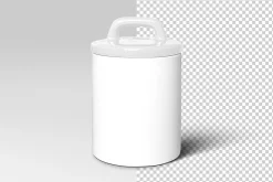 Ceramic Coffee Storage Jar Mockup