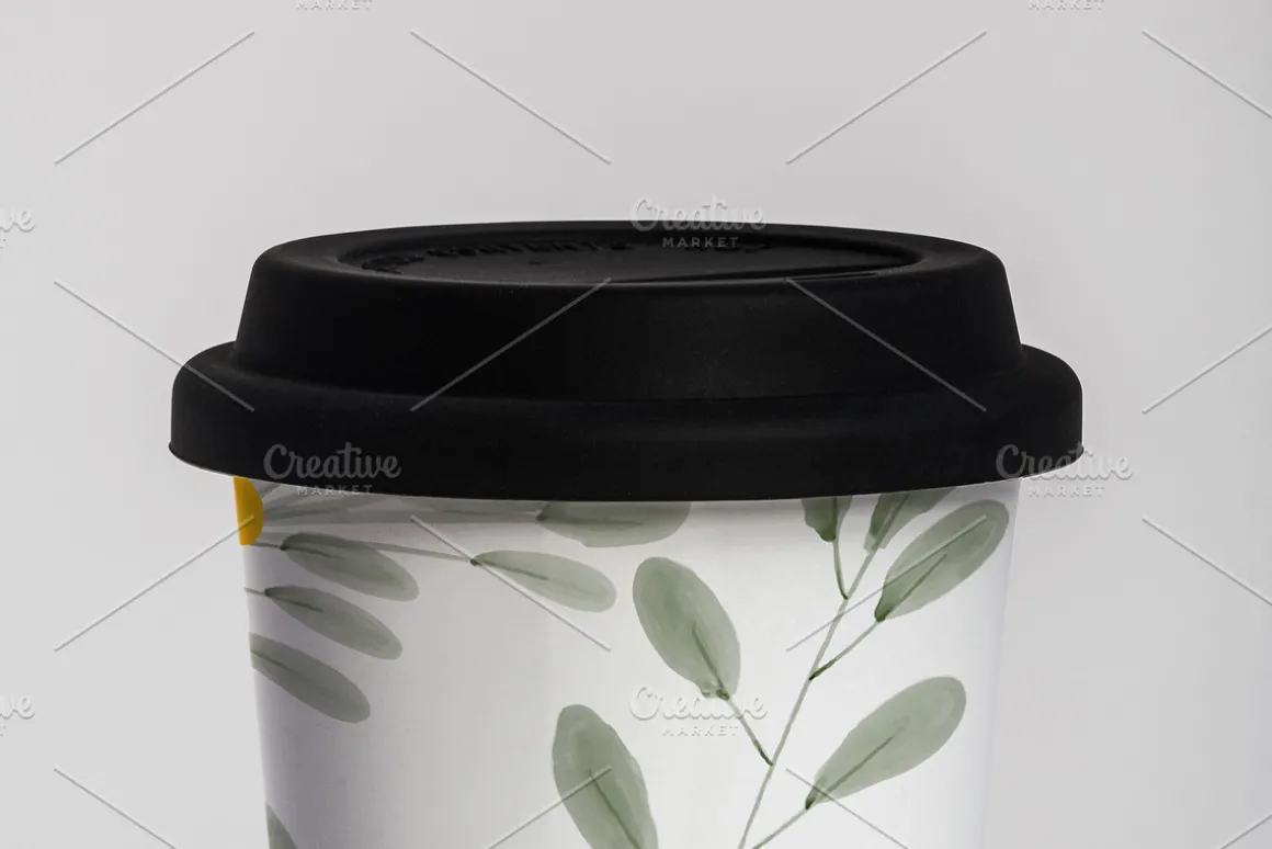 Ceramic Travel Coffee Cup Mockup