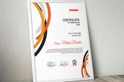 Certificate Word | PSD | AI