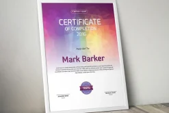 Certificate Word | PSD | AI