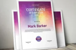 Certificate Word | PSD | AI