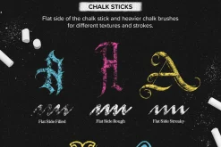 Chalk Lettering Brush Toolbox