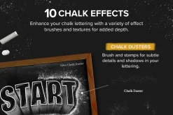 Chalk Lettering Brush Toolbox