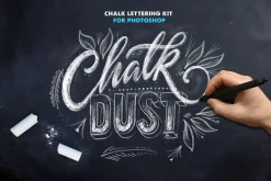 Chalk Dust - Photoshop Lettering Kit