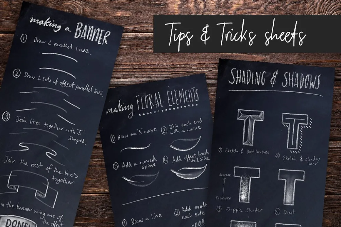 Chalk Dust - Photoshop Lettering Kit