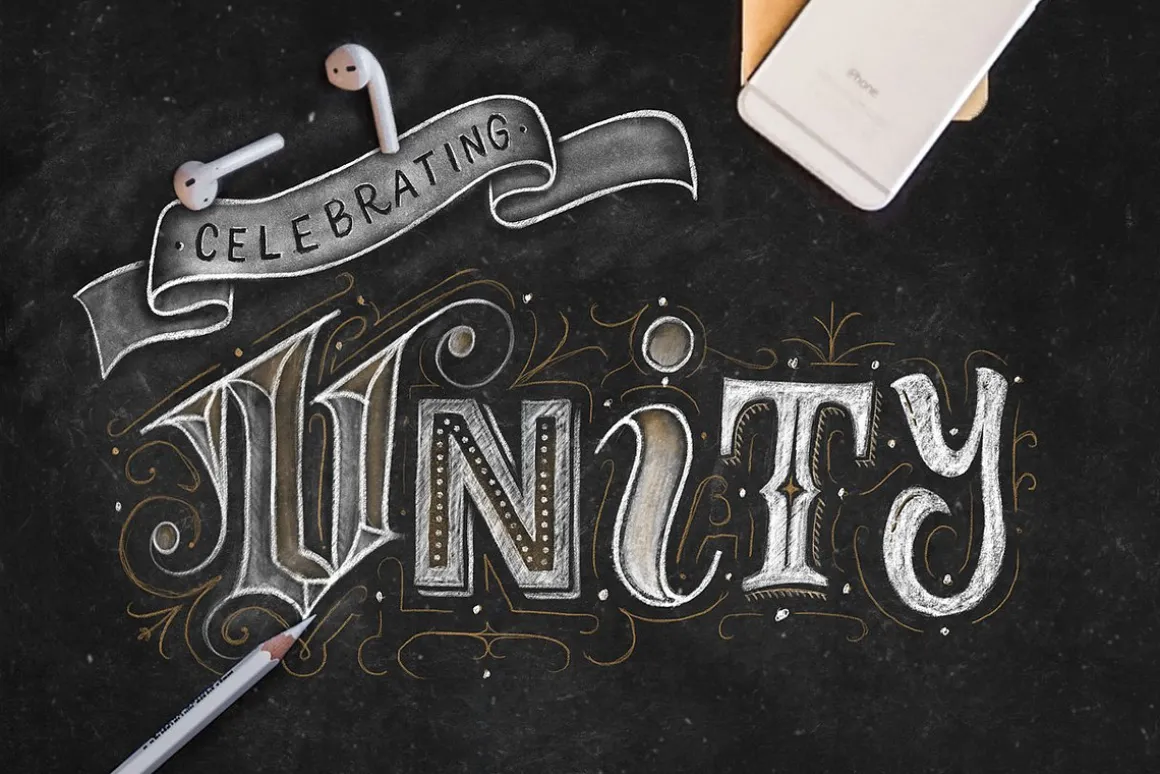 Chalk Dust - Photoshop Lettering Kit