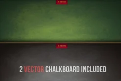 Chalk realistic vector AI style
