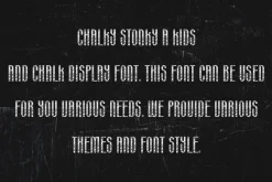 Chalky Stonky - Chalk & School Font