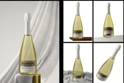 Champagne Bottle Mockup V2
