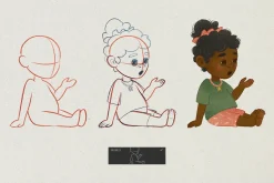 Character Design Kids. Stamp Brushes