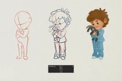 Character Design Kids. Stamp Brushes