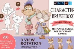 Character Brush Box