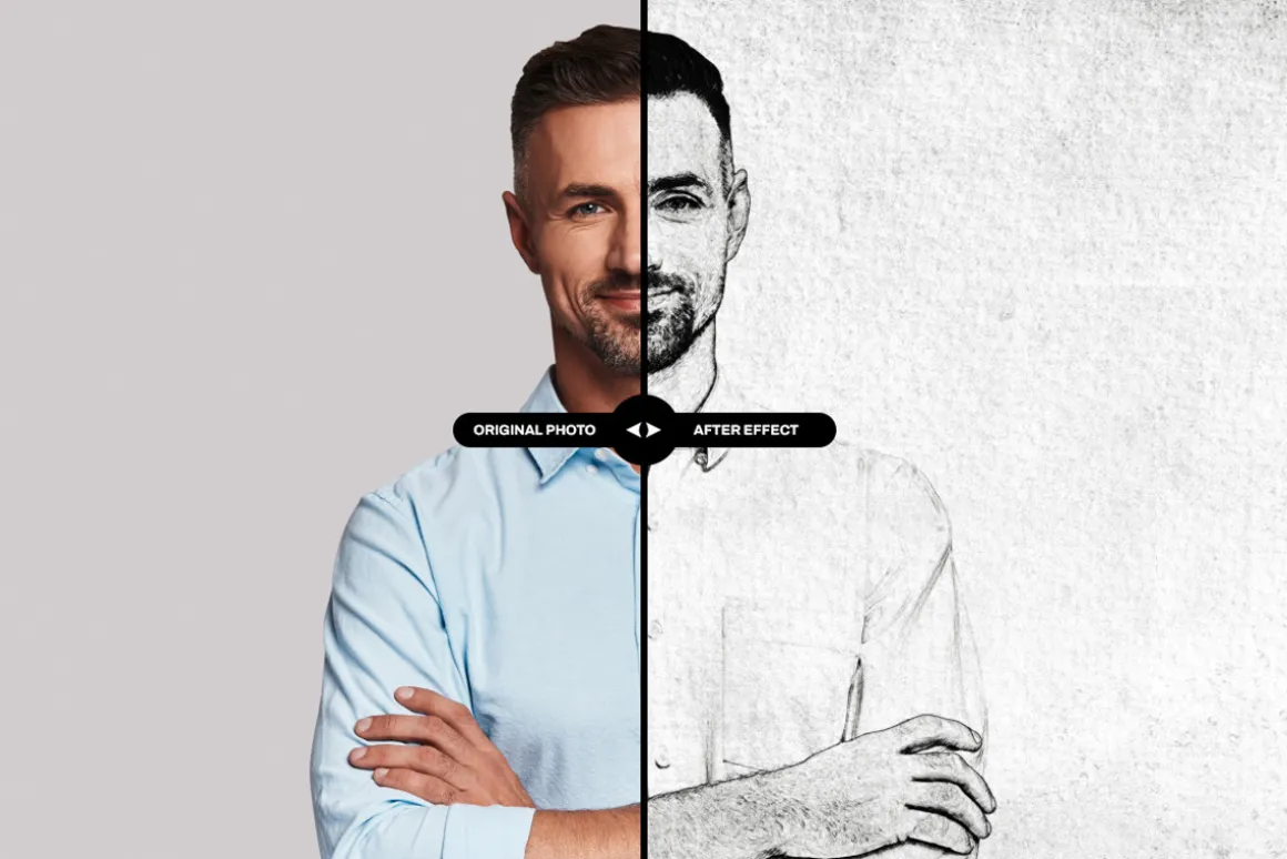 Charcoal Painting Photo Effect