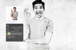 Charcoal Painting Photo Effect