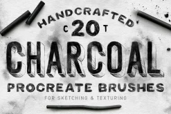 Charcoal Procreate Brushes