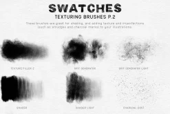 Charcoal Procreate Brushes