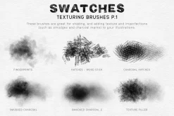 Charcoal Procreate Brushes