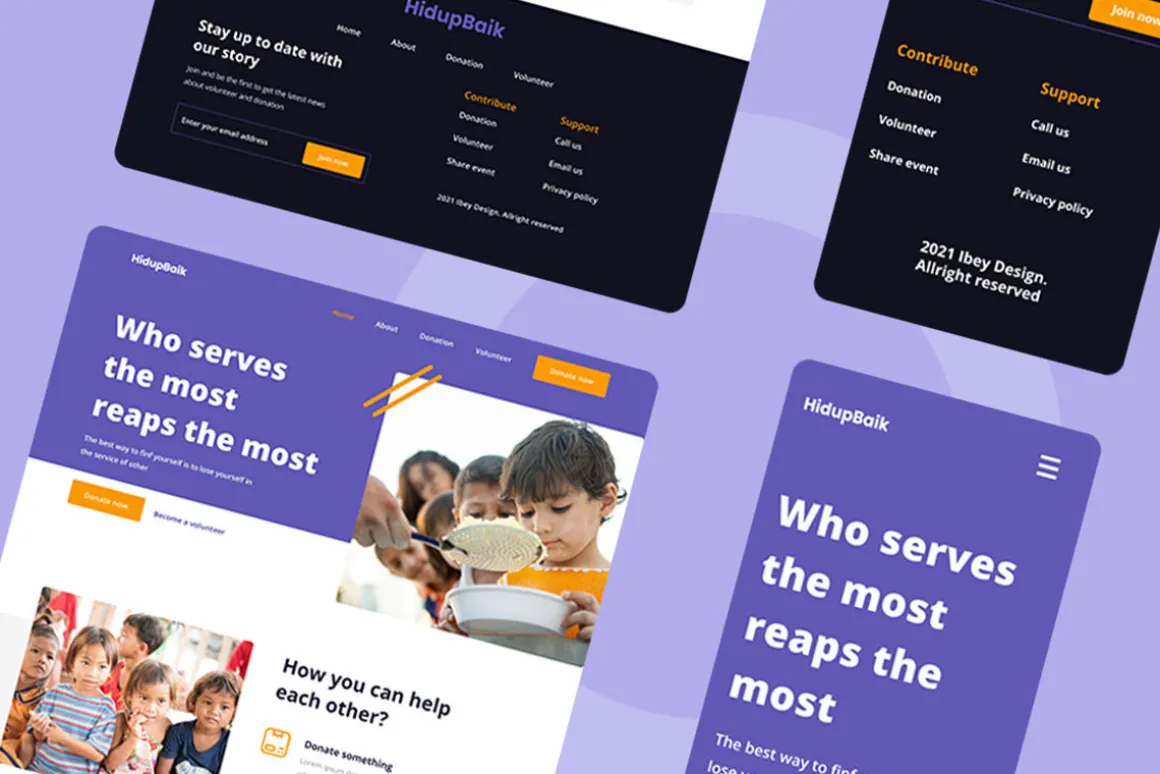 Charity Fundraising Web Design