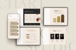 Chart & Graph Duo Palette CANVA PS