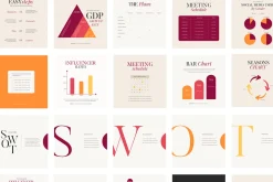 Chart & Graph Duo Palette CANVA PS