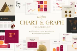 Chart & Graph Duo Palette CANVA PS