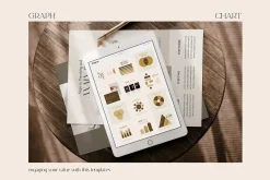 Chart & Graph Duo Palette CANVA PS