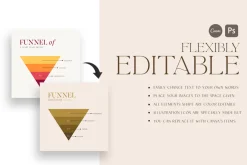 Chart & Graph Duo Palette CANVA PS