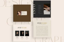 Chart & Graph Duo Palette CANVA PS