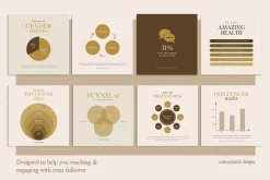 Chart & Graph Duo Palette CANVA PS