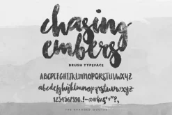 Chasing Embers Typeface