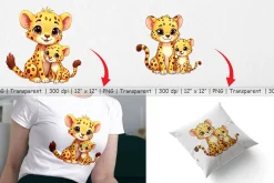 Cheetah Mother's Day Clipart
