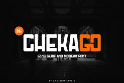 Chekago - Thick & Tall Font