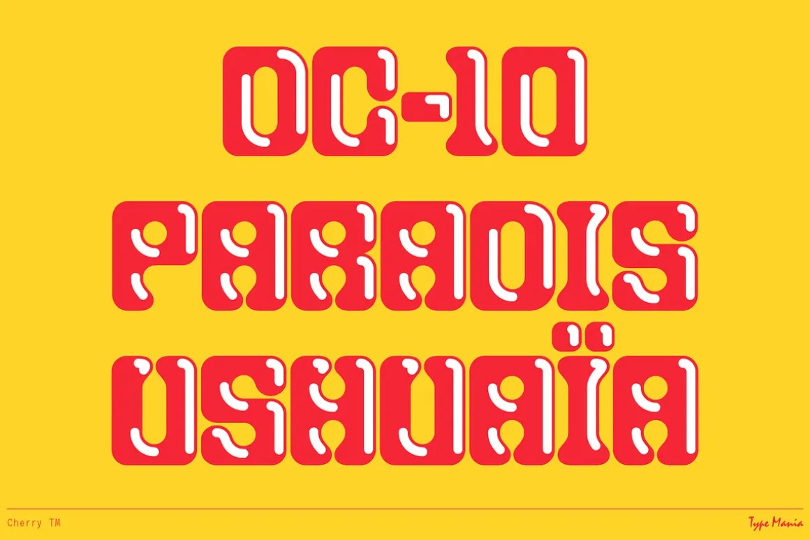 Cherry TM – Hot & Heavy Display Font